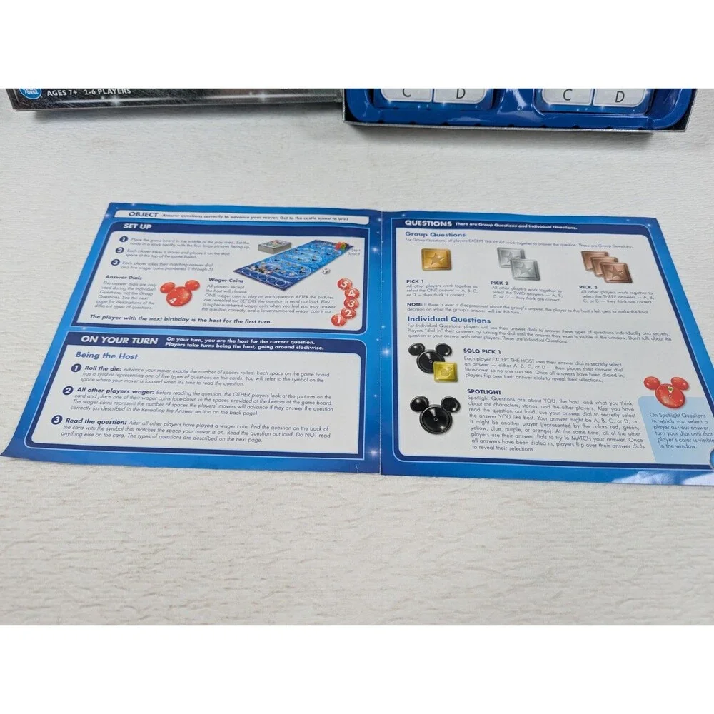 Pictopia Picture Trivia Disney Edition Board Game2-6 Players Age7+